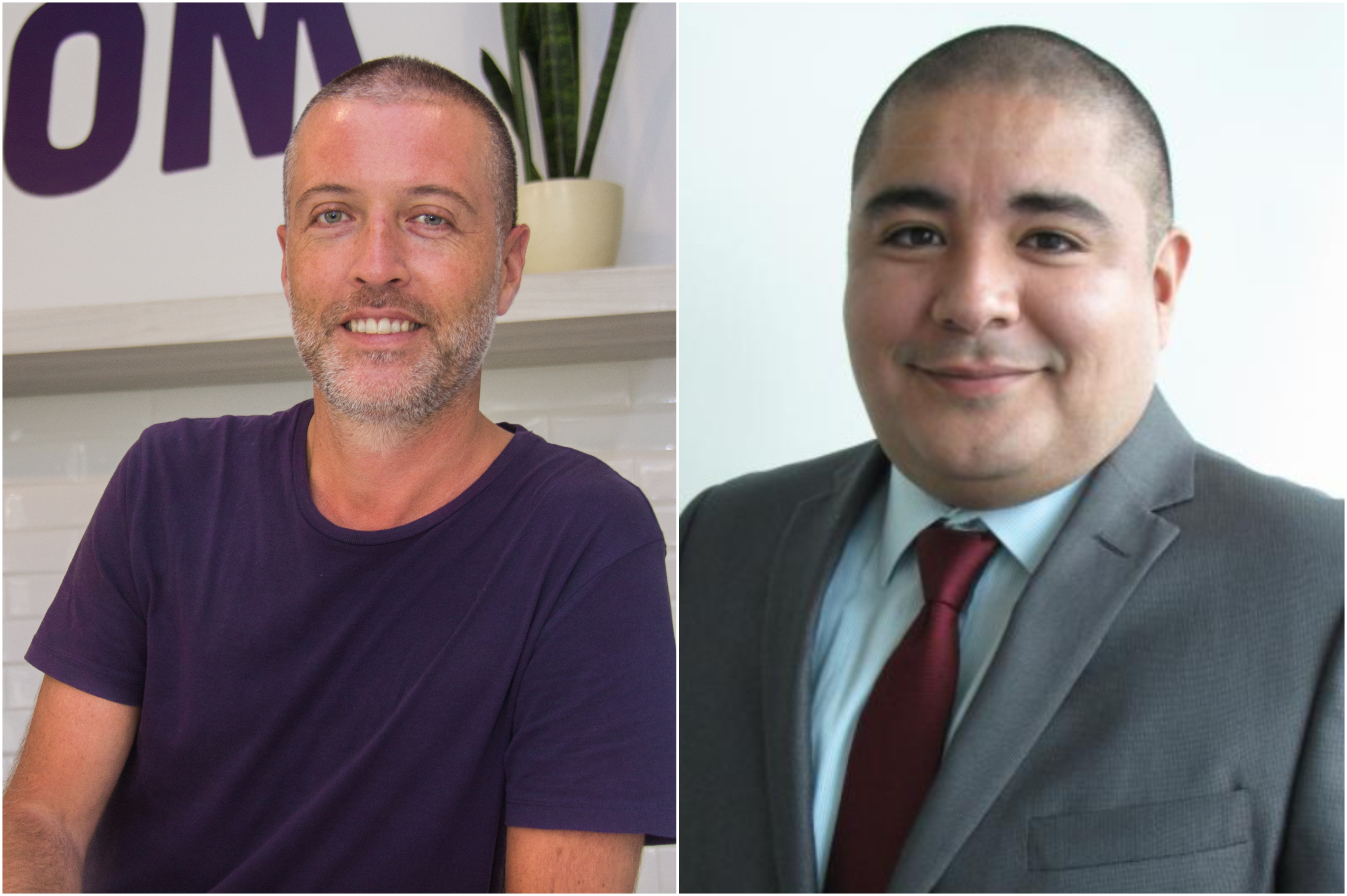 Sebasti&aacute;n Precht, de WOM y Alberto Arellano de IDC.